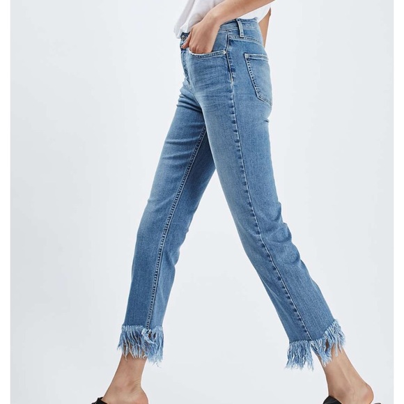 Topshop Denim - Topshop Fringe jeans